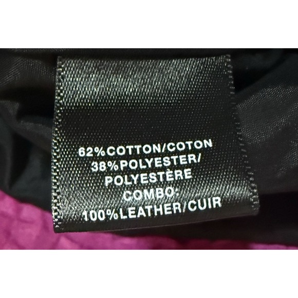 Lafayette 148 Pink Zipper Front Blazer Textured Pink with Leather Trim SZ 10 - Picture 6 of 6